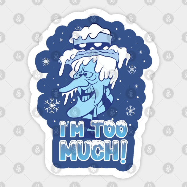 Snow Miser Sticker by Pittih